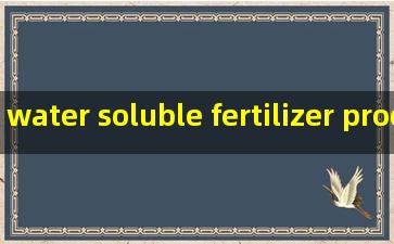 water soluble fertilizer producers supplier